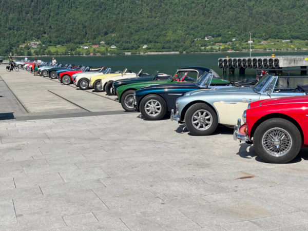 European Healey Bavaria EHM Foto Mittagspause am Fjord