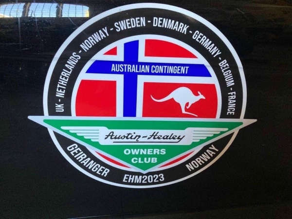 European Healey EHM Badge